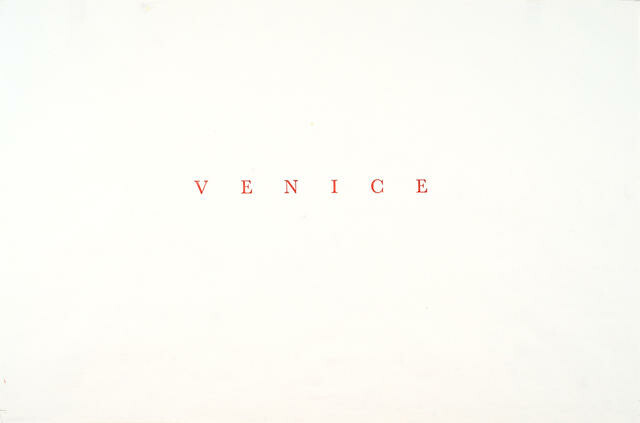 Venice - title page