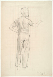 Bill Sutton study for 'Homage to Frances Hodgkins'