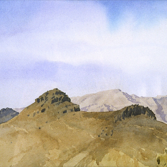 William Sutton Port Hills I 1989. Purchase 1989. Collection of Christchurch Art Gallery