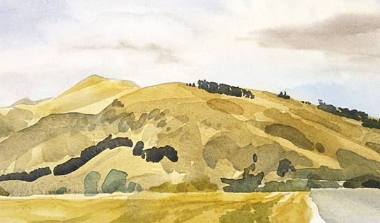 William Sutton Untitled. Watercolour. Collection of the Christchurch Art Gallery Te Puna o Waiwhetū, William A. Sutton bequest, 2000