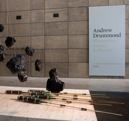 Installation view of Andrew Drummond: Observation, Action, Reflection, 2010