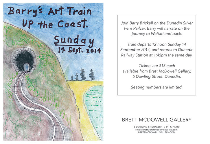 Barry Brickell's Art Train Up The Coast