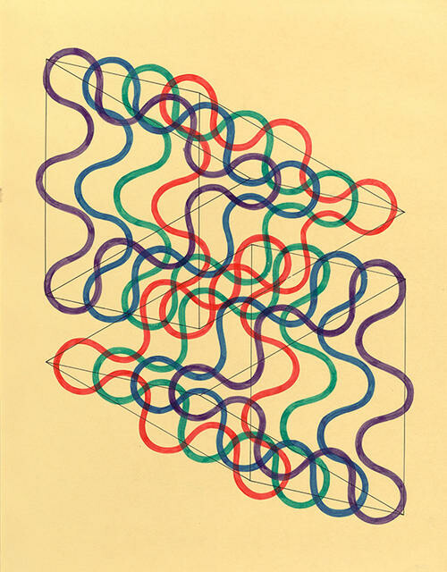 Untitled 'Meander' drawing