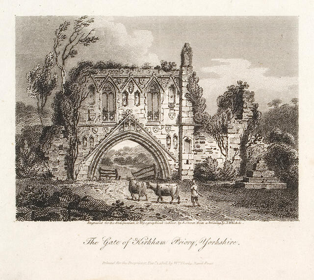 The Gate Of Kirkham Priory, Yorkshire
