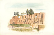 Palatine from the Circus Maximus, Rome 23 December 1973