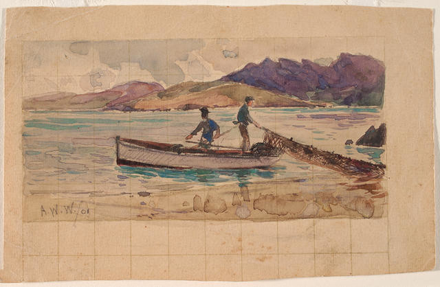 Untitled (Two Men Fishing)