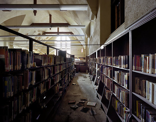 East Side Public Library. Photo: Yves Marchand and Romain Meffre. Image: http://www.guardian.co.uk/artanddesign/gallery/2011/jan/02/photography-detroit#/?picture=370173040&index=3