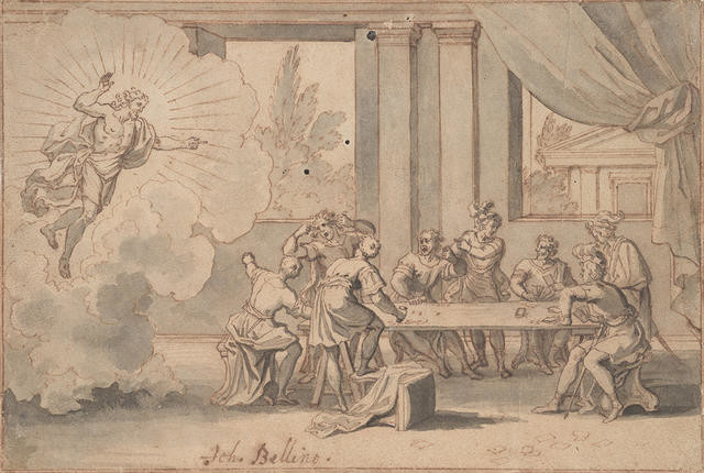 Christ Appearing To Startled Cardplayers