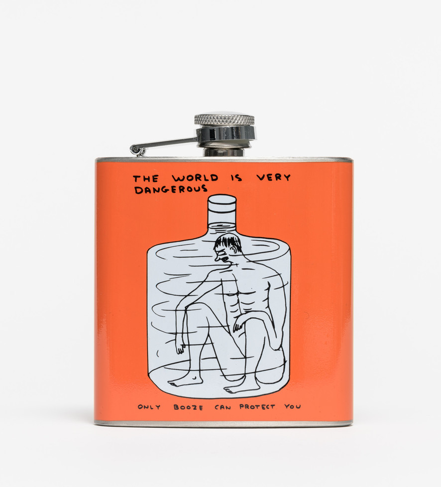 Hip Flask - The World is Very Dangerous SOLD OUT