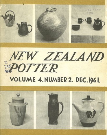 New Zealand Potter volume 4 number 2, December 1961
