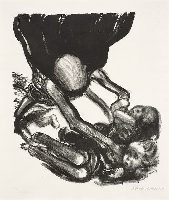 Tod Greift In Kinderschar by Käthe Kollwitz