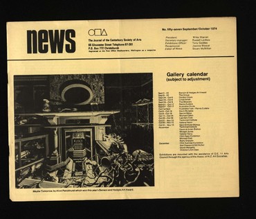 Canterbury Society of Arts News, number 57, September/October 1974