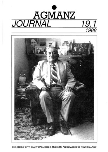 AGMANZ Journal Volume 19 Number 1 1988