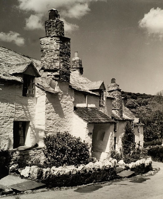 Ancient Cottages at Boscastle Cornwall