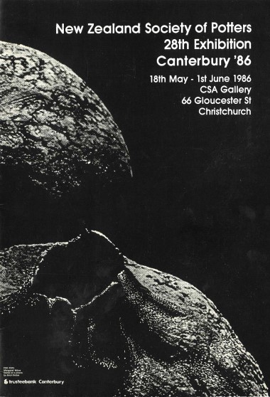 NZ Society of Potters 28th exhibition, 1986