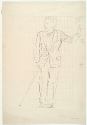 John Oakley study for 'Homage to Frances Hodgkins'