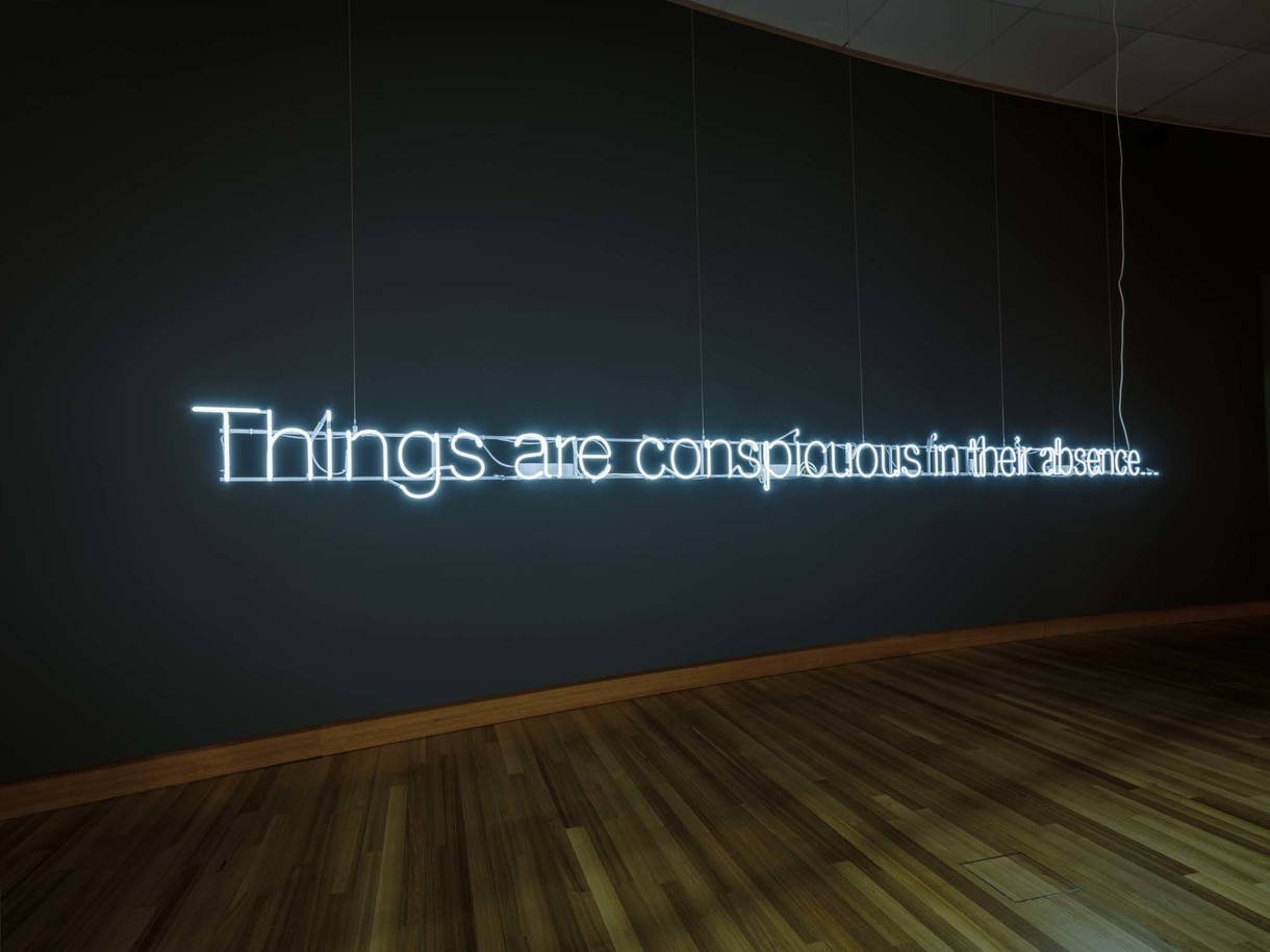 Cerith Wyn Evans's Things are conspicuous in their absence...