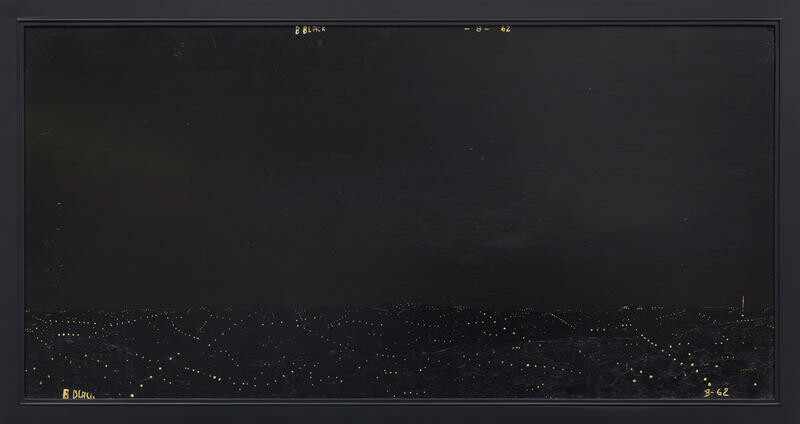 Black Painting: Night Landscape by Buster Black