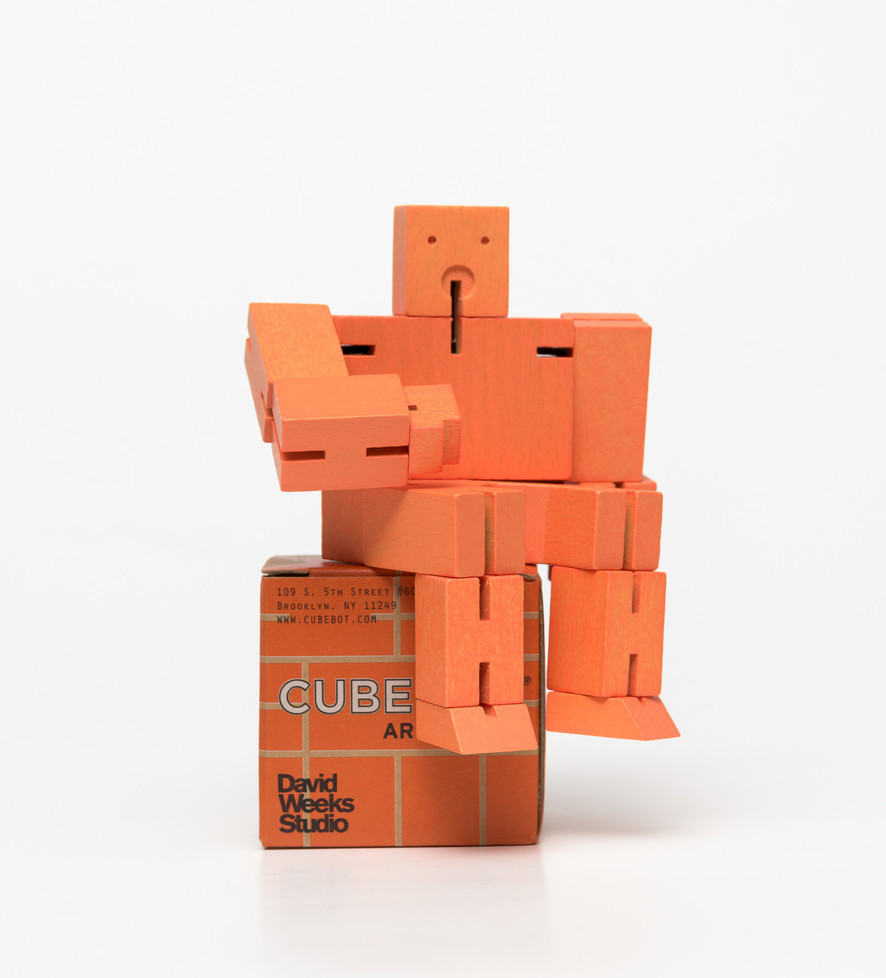 Cubebot Small Toy - three colours