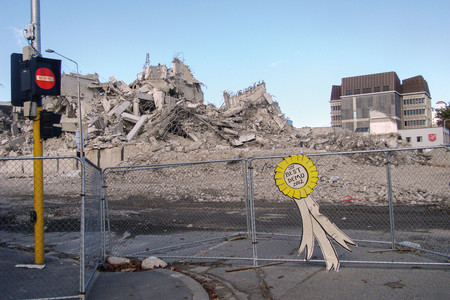The Best Demo rosette was awarded to the site of the Hotel Grand Chancellor demolition in 2012.