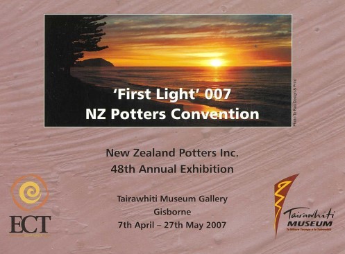NZ Society of Potters, 48th exhibition, 2007