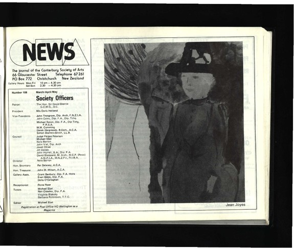 Canterbury Society of Arts News, number 108, March/April/May [1983]