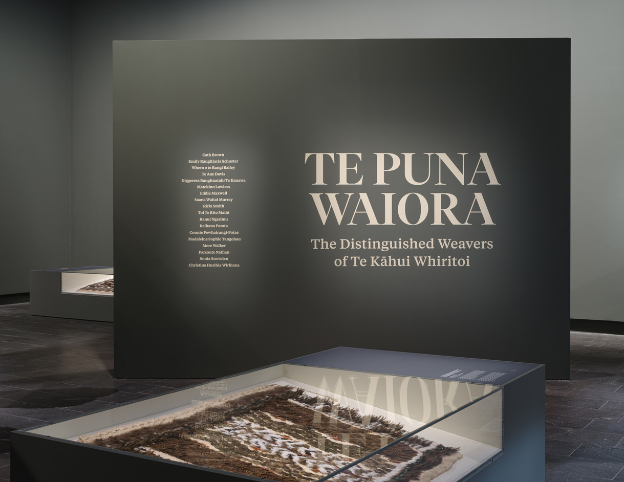 Ngā Here o Te Ao by Cath Brown, Diggeress Te Kanawa, Kahutoi Te Kanawa, Te Aue Davis, Reihana Parata, Te Muri Turner, Clowdy Ngatai, Katerina Waiari and Ranui Ngarimu