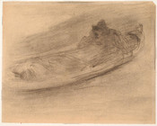 Figure In Boat On Dutch Canal