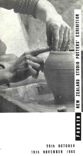 NZ Society of Potters Fourth exhibition, 1960