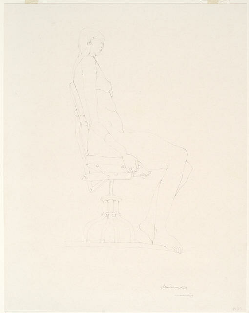 Ann On A Tubular Chair