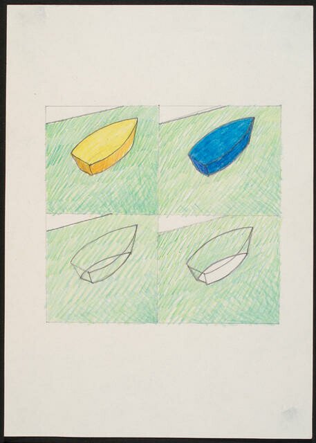 Seascape - documentation: preparatory drawing