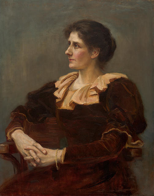 Portrait of Mrs E Marsh née Seager