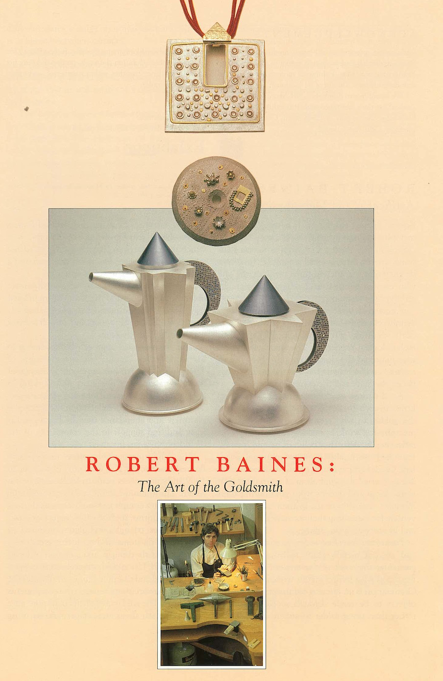 <p>Robert&nbsp;Baines: Art of the Goldsmith</p>