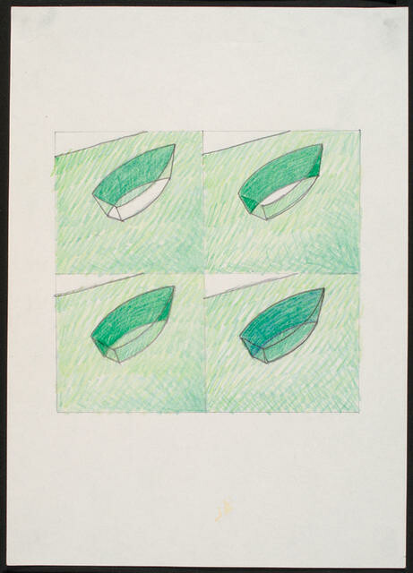 Seascape - documentation: preparatory drawing