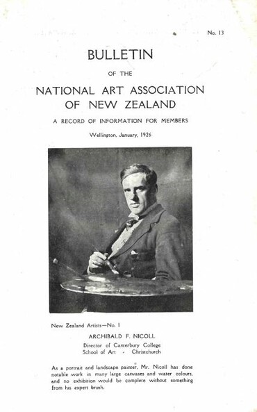 Bulletin of the NAANZ issue 13, January 1926