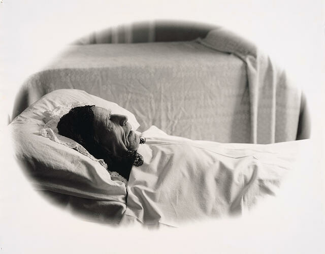 After Nadar's M. Desbordes-Valmore on Her Death Bed 1859