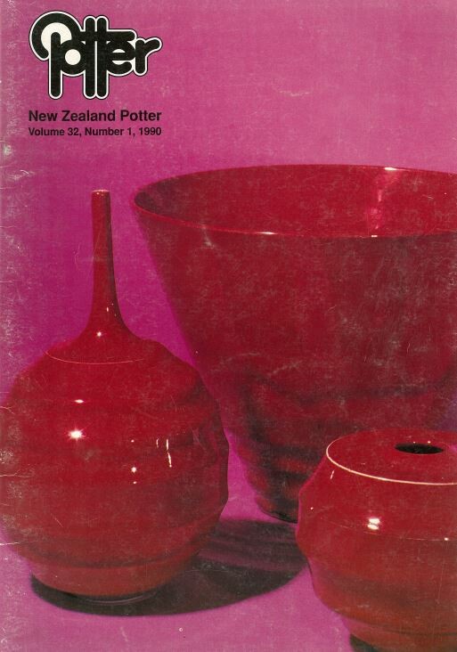 New Zealand Potter volume 32 number 1, 1990