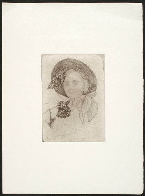 Untitled (Woman with a bonnet)