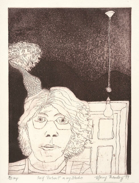 Self Portrait in My Studio