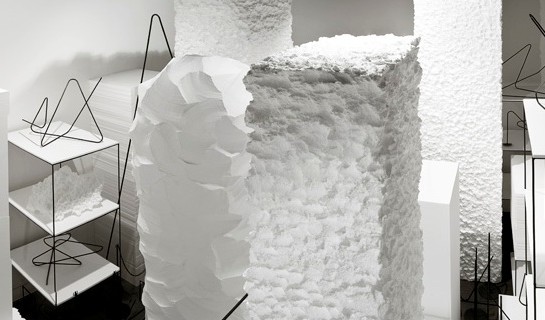 Peter Robinson Cache 2011. Polystyrene, steel. Courtesy the artist and Sue Crockford Gallery, Auckland