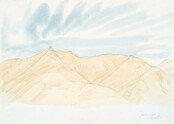 Study For ‘Te Tihi O Kahukura And Sky’ Series January 1977