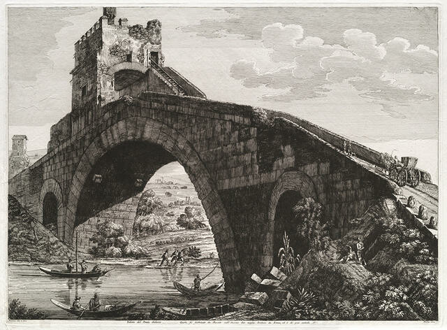 Veduta del Ponte Salario