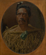 Study from Life or One of the Old School, Wiremu Watene Tautari (Ngāti Whātua)