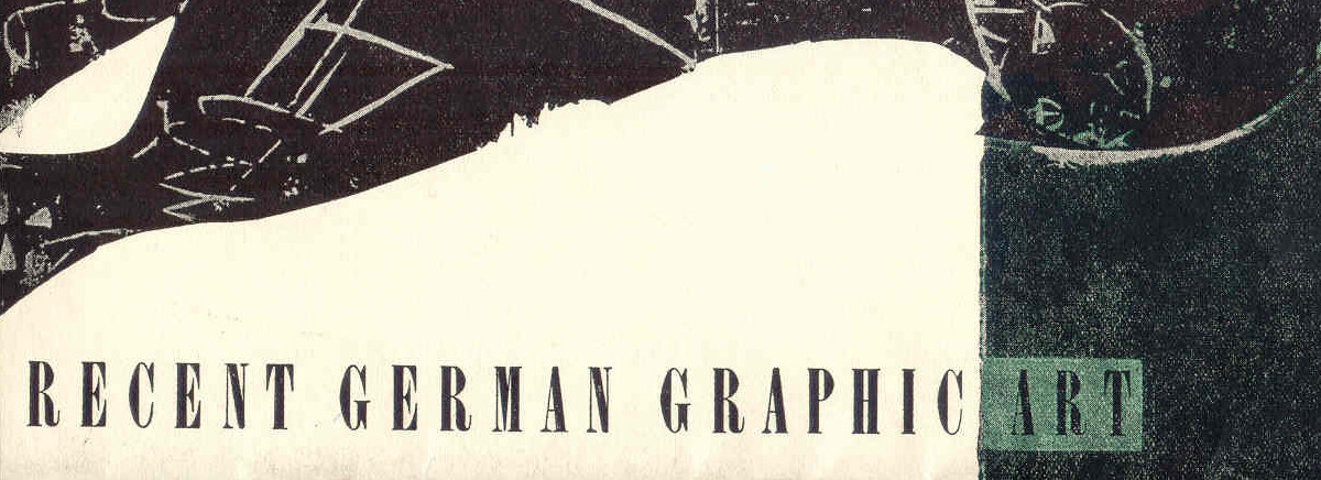 Recent German Graphic Art