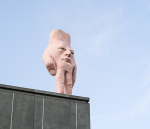 Ronnie van Hout Quasi 2016. Steel, polystyrene and resin. Commissioned by Christchurch Art Gallery Te Puna o Waiwhetū
