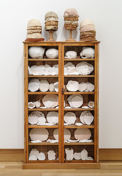 Body parts: White china cupboard by Christine Hellyar