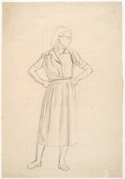 Doris Holland study for 'Homage to Frances Hodgkins'