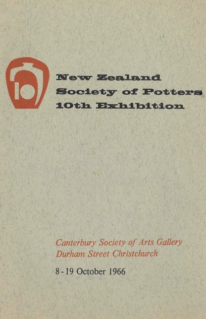 NZ Society of Potters Tenth exhibition, 1966
