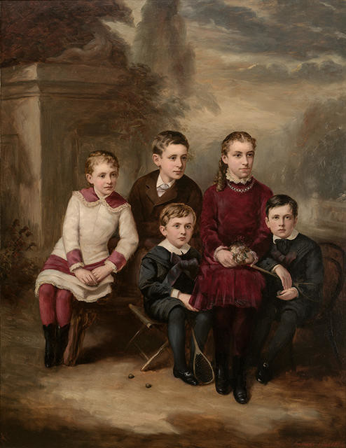 The Reid Children Aggie, Constance, Stewart, Douglas, Egerton