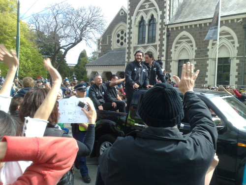 Rugby World Cup Parade, Christchurch, 25 October 2011